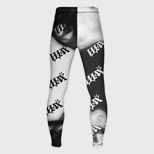 Мужские тайтсы ДРЕВНИЙ УКАЗАТЕЛЬ Черно-белый / 3D-принт – фото 2