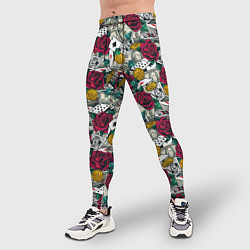 Тайтсы мужские Счастливчик Lucky, цвет: 3D-принт — фото 2