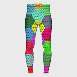 Тайтсы мужские Геометрический узор Pattern, цвет: 3D-принт