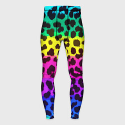 Мужские тайтсы Leopard Pattern Neon