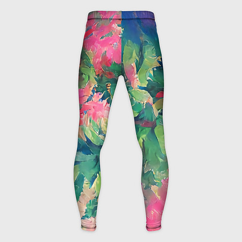 Мужские тайтсы Тропический микс / 3D-принт – фото 2