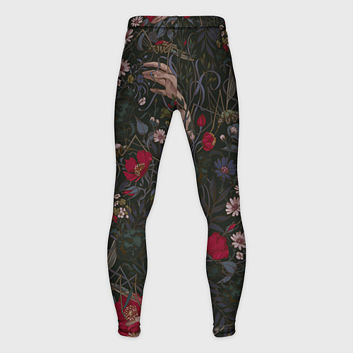 Мужские тайтсы Ботаника / 3D-принт – фото 2
