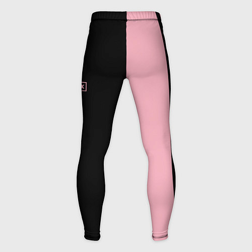Мужские тайтсы BLACKPINK HALF BLACK-PINK MINI LOGO / 3D-принт – фото 2