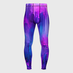 Мужские тайтсы Purple splashes