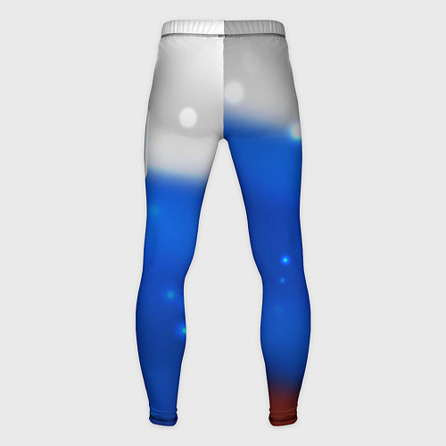 Мужские тайтсы Герб России Blue / 3D-принт – фото 2