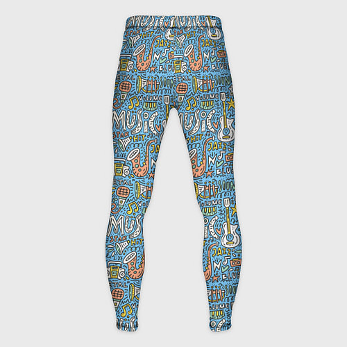 Мужские тайтсы Стили музыки / 3D-принт – фото 2