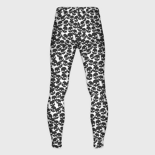 Мужские тайтсы Череп мелкий / 3D-принт – фото 2