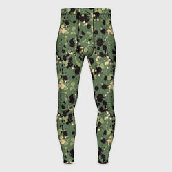 Тайтсы мужские Милитари клякса мини, цвет: 3D-принт