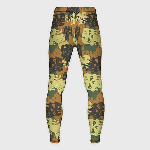 Мужские тайтсы Милитари череп / 3D-принт – фото 2