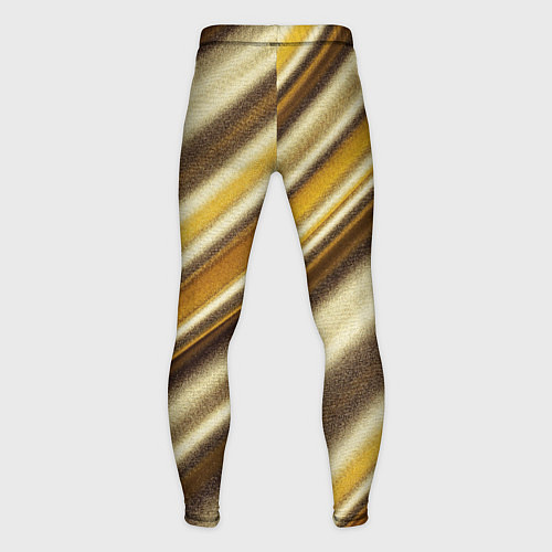Мужские тайтсы Золотая голографическая диагональ / 3D-принт – фото 2