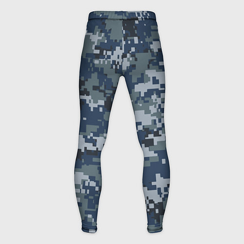Мужские тайтсы Камуфляж Росгвардия цифра / 3D-принт – фото 2