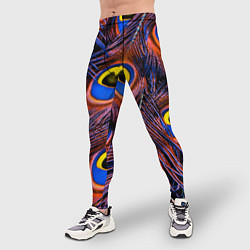 Тайтсы мужские Множесто сюрреалистичных цветов и стеблей, цвет: 3D-принт — фото 2