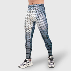 Тайтсы мужские Кольчуга доспехи среднивековья, цвет: 3D-принт — фото 2