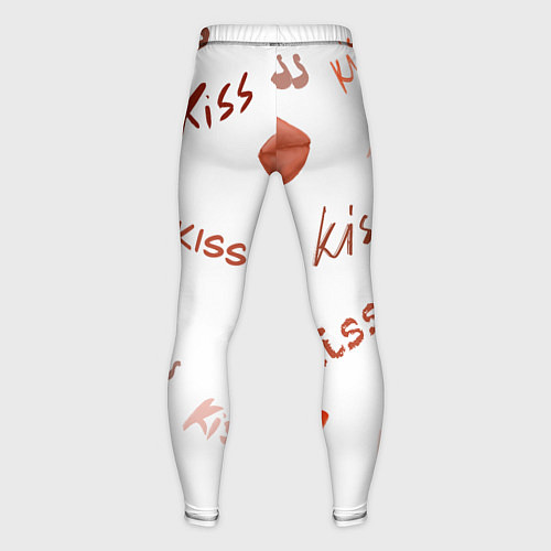 Мужские тайтсы Поцелуйчики / 3D-принт – фото 2