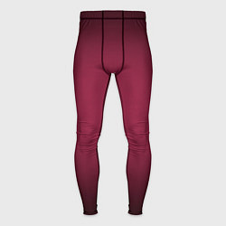 Тайтсы мужские Градиент светлая марсала с переходом в черный, цвет: 3D-принт