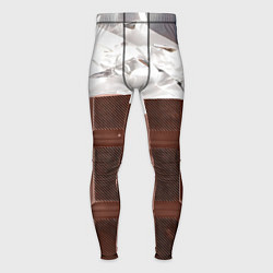 Мужские тайтсы Темная плитка шоколада в обертке