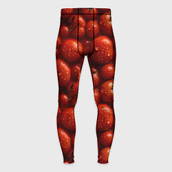 Тайтсы мужские Сочная текстура из томатов, цвет: 3D-принт