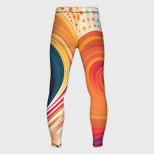 Мужские тайтсы Вихрь цвета / 3D-принт – фото 2