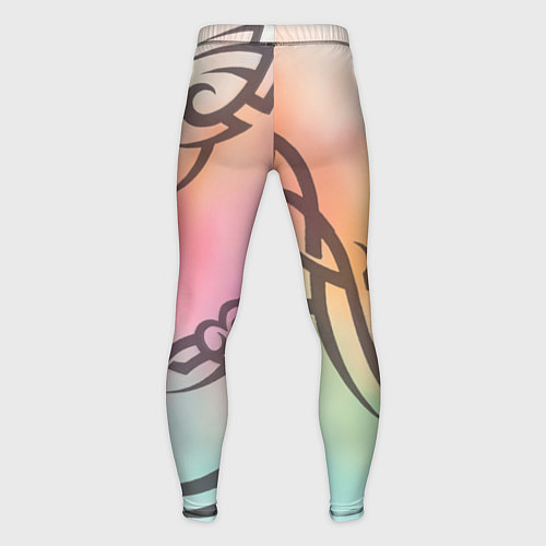 Мужские тайтсы Трайбл граффити / 3D-принт – фото 2