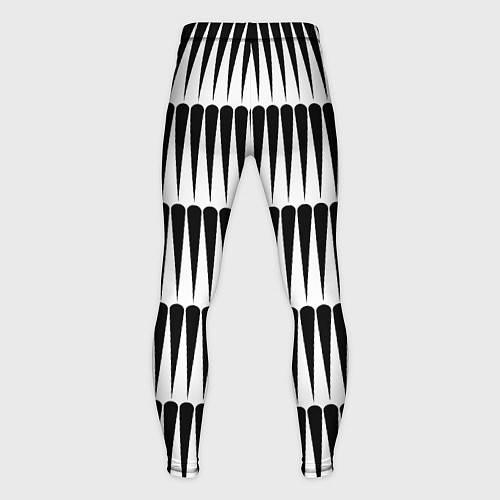 Мужские тайтсы Объемная полосатая геометрия / 3D-принт – фото 2