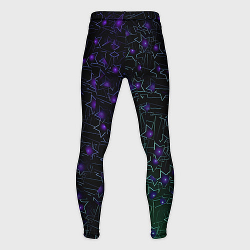 Мужские тайтсы Звездные сети / 3D-принт – фото 2