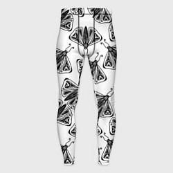 Тайтсы мужские Butterflies - gothic pattern, цвет: 3D-принт