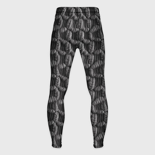 Мужские тайтсы Вязанный стиль текстура / 3D-принт – фото 2