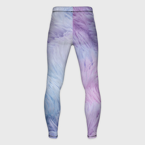 Мужские тайтсы Розово-голубая шерсть / 3D-принт – фото 2