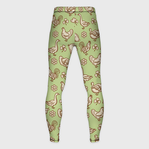 Мужские тайтсы Фермерские животные / 3D-принт – фото 2