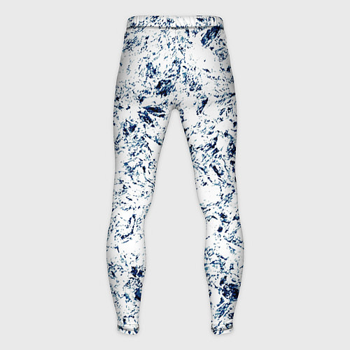 Мужские тайтсы Паттерн ледяные вершины гор / 3D-принт – фото 2
