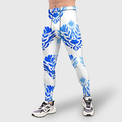 Тайтсы мужские Floral pattern - watercolor, цвет: 3D-принт — фото 2
