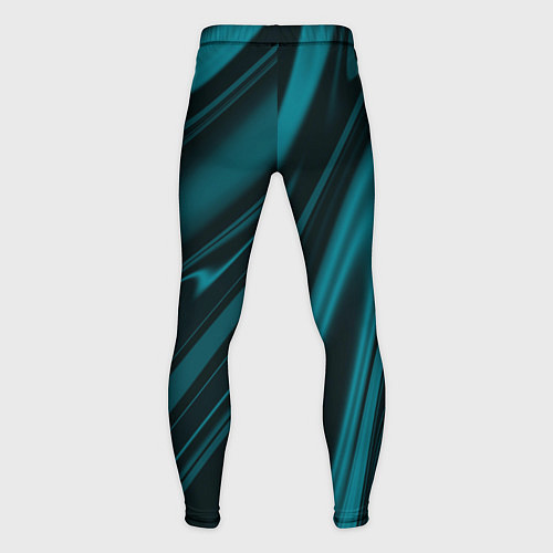 Мужские тайтсы Бирюзовая плазма абстракиця / 3D-принт – фото 2