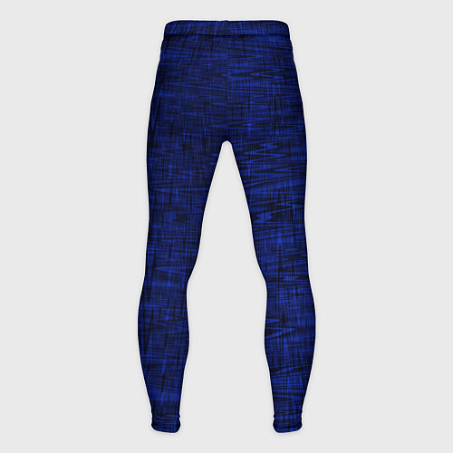 Мужские тайтсы Тёмно-синий текстура / 3D-принт – фото 2