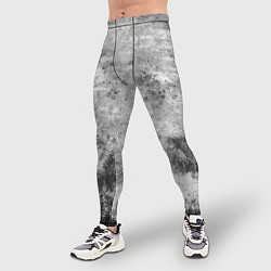 Тайтсы мужские Абстракция - gray mood, цвет: 3D-принт — фото 2