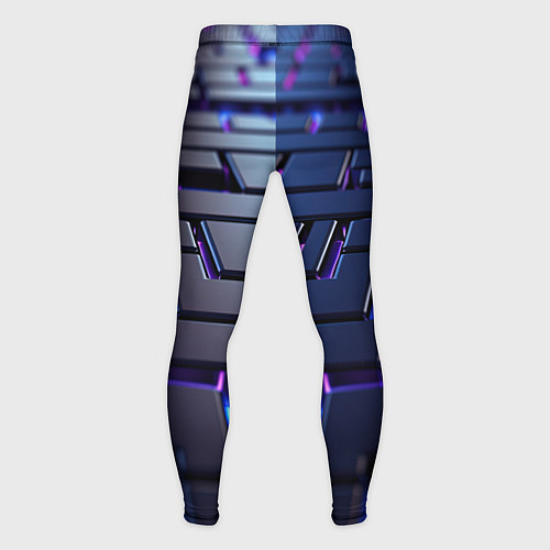 Мужские тайтсы Плиты абстракции / 3D-принт – фото 2