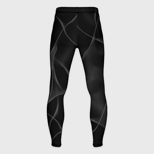 Мужские тайтсы Серый дым и ночь / 3D-принт – фото 2