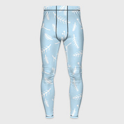 Мужские тайтсы Нежный новогодний узор