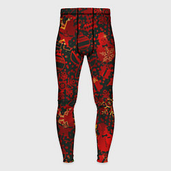 Мужские тайтсы Ёлочные игрушки и ёлки