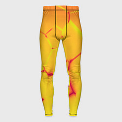 Мужские тайтсы Плиты желтые броня