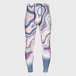 Тайтсы мужские Мраморные разводы, цвет: 3D-принт