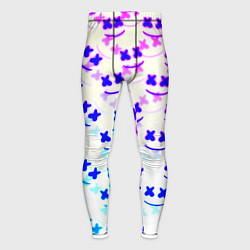 Тайтсы мужские Marshmello pattern neon, цвет: 3D-принт