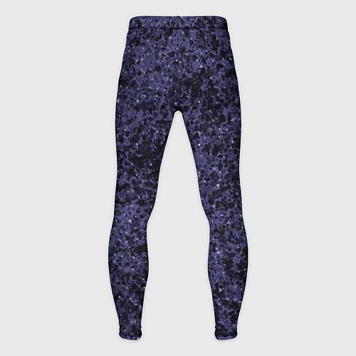 Мужские тайтсы Абстракция брызги фиолетовый / 3D-принт – фото 2