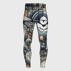 Мужские тайтсы Механистический паттерн - авангард нейросеть