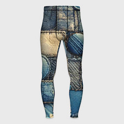 Мужские тайтсы Denim patchwork - ai art