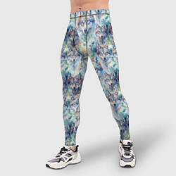 Тайтсы мужские Паттерн из волков, цвет: 3D-принт — фото 2