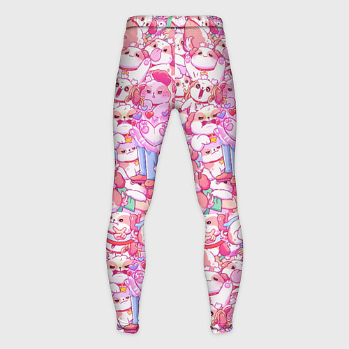 Мужские тайтсы Стикеры вконтакте собака / 3D-принт – фото 2