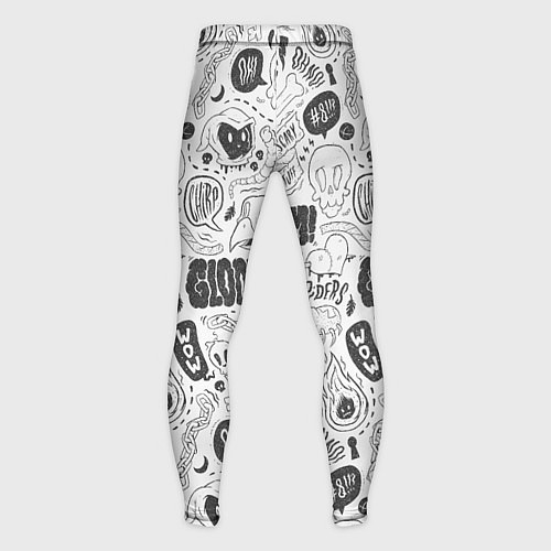 Мужские тайтсы Мрак и обречённость - приведения: паттерн / 3D-принт – фото 2