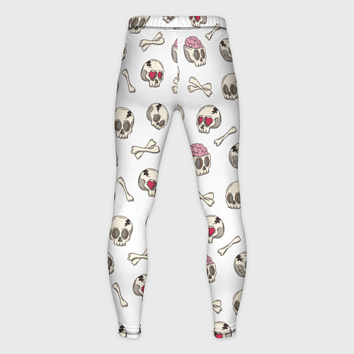 Мужские тайтсы Черепки / 3D-принт – фото 2