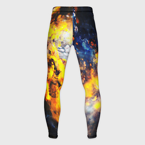 Мужские тайтсы Космическая абстракция / 3D-принт – фото 2
