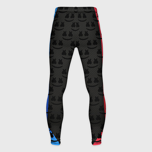 Мужские тайтсы Marshmello neon music dj / 3D-принт – фото 2